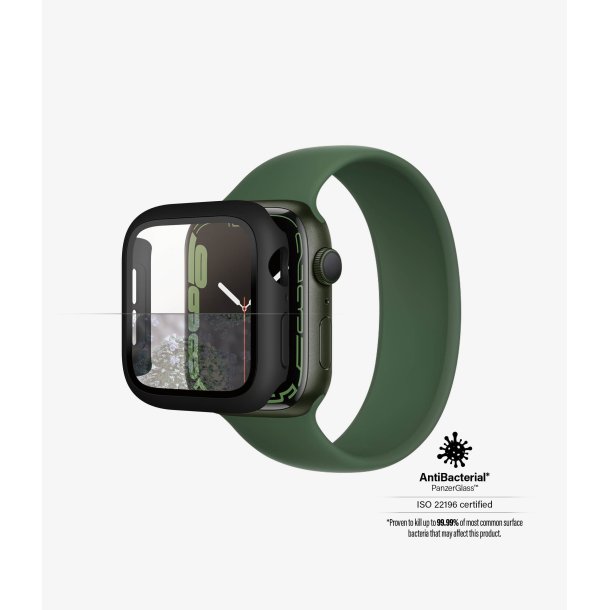 PanzerGlass skrmskydd Apple Watch Series 7 - 41 mm, svart