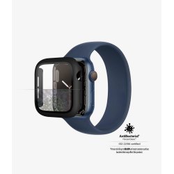 PanzerGlass sk&auml;rmskydd Apple Watch Series 7 - 45 mm, svart