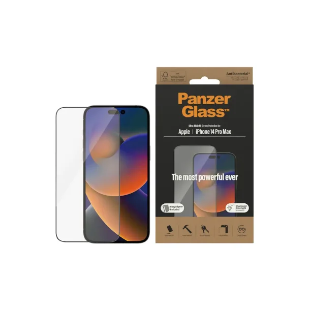 PanzerGlass iPhone 14 Pro Max UWF Privacy AB w. Applicator