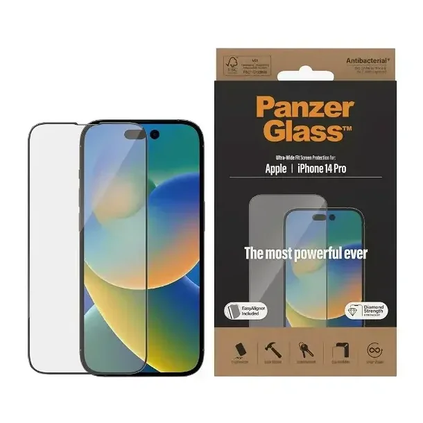 PanzerGlass iPhone 14 Pro UWF AB w. Applicator