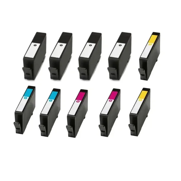 Pixojet blckpatroner HP 924E XL - 4K0V0NE, 10 st. rabattpaket 128 ml