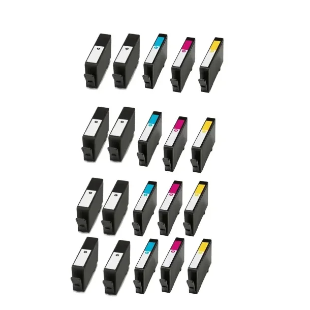 Pixojet blckpatroner HP 924E XL - 4K0V0NE, 20 st. rabattpaket 256 ml