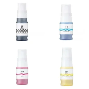 Kompatibel refill blk Canon GI 55 - 6292C001, 4 stk. rabatpakke 170 ml