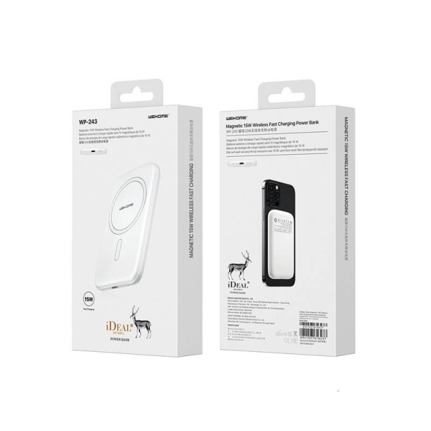 Kompatibel Apple MagSafe Battery Pack, hvid 15W