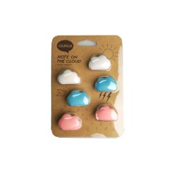 Qualy Cloud Magnet, Bl/ Ljusrosa