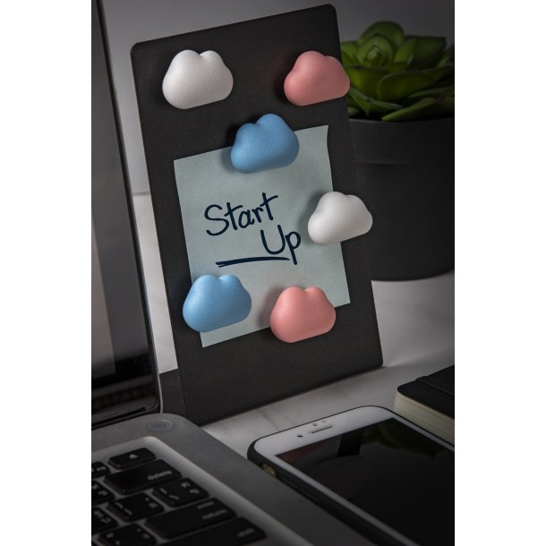 Qualy Cloud Magnet, Bl/ Ljusrosa