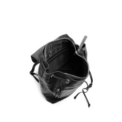 Muud Gimo Ryggs&auml;ck - L&auml;der, Svart