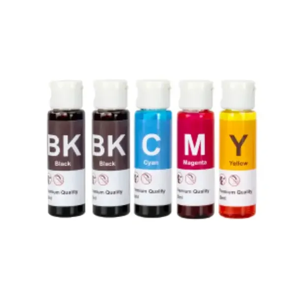 Kompatibel CISS refill blk HP, 5 stk. rabatpakke 500 ml