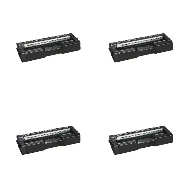 Kompatibel Ricoh P C 300 combo pack 4 stk - 408352 BK/C/M/Y Toner 9200 sidor