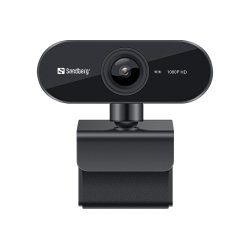 Sandberg USB Webcam Flex 1080P HD, Svart