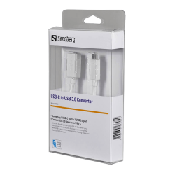 Sandberg USB-C to USB 3.0 Converter, Vit