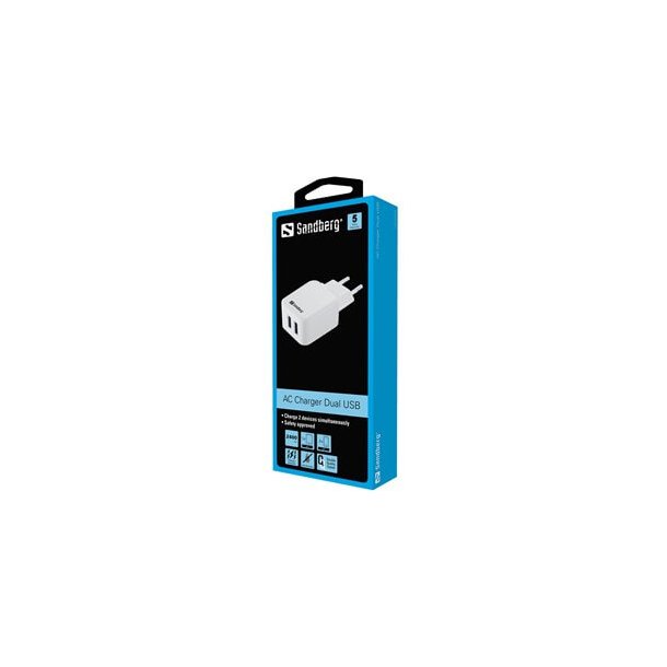 Sandberg AC Charger Dual USB