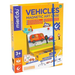 mierEdu Magnetic Book - Cars