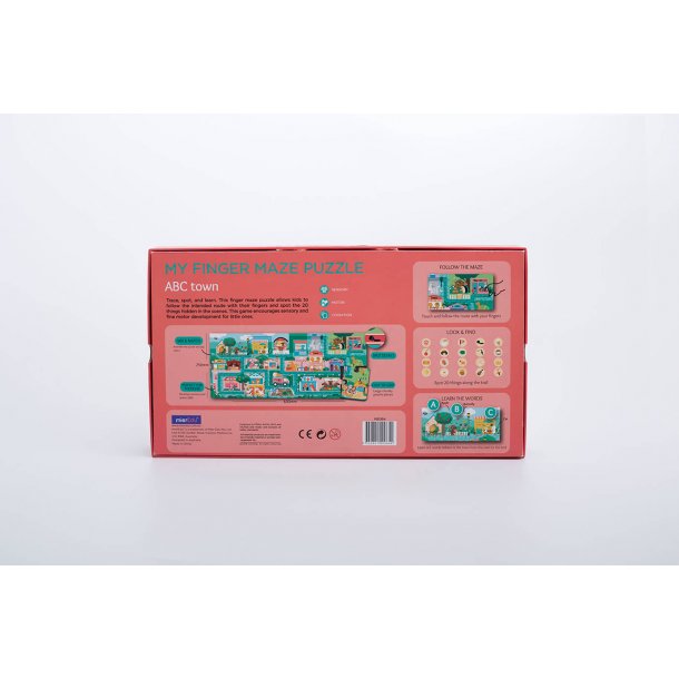 mierEdu Kreativt puslespil - ABC Town