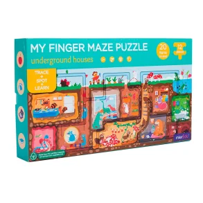 mierEdu Kreativt puslespill - Underground Houses
