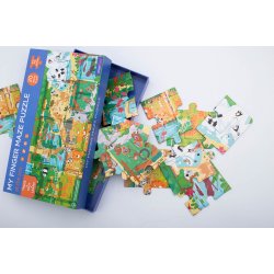 mierEdu Kreativt puslespil - At the Zoo