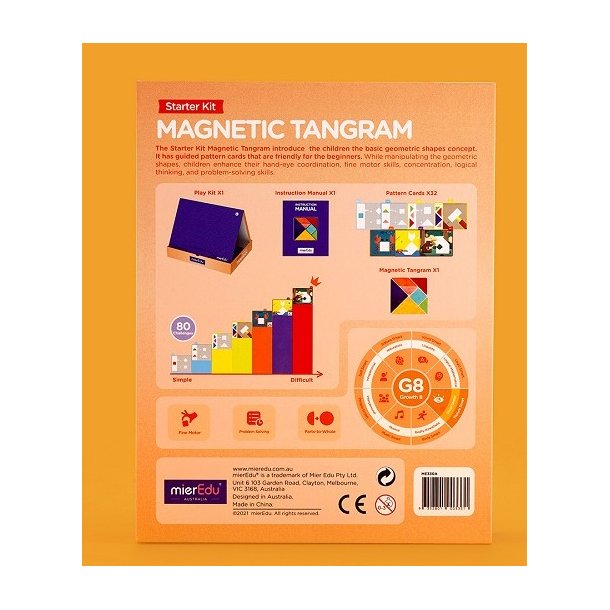 mierEdu Magnetbog - Tangram, start-st