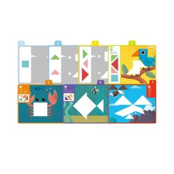 mierEdu Magnetbog - Tangram, start-st