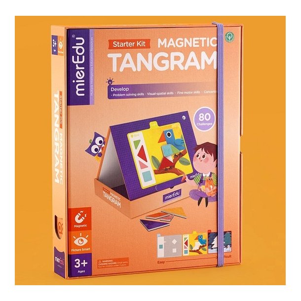 Magnet bog fra mierEdu - Tangram, start-st