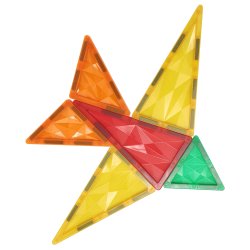 Magnetic Tiles byggest - Sampak, 32 + 60 dele