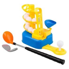 Golf toy set with 2 clubs and 15 balls