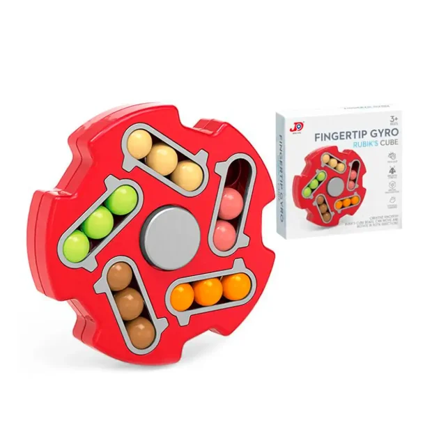 Puzzle Beads - Fidget toy (round), red