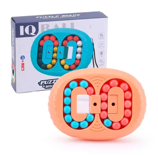 Puzzle Beads - Fidget toy (oval), orange