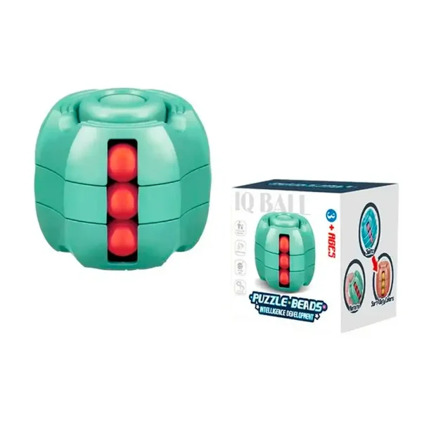 Puzzle Beads - Fidget toy (ball), green