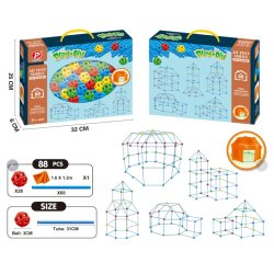 Byg-selv-hule, med 88 dele