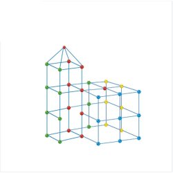 Byg-selv-hule, med 88 dele