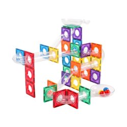Magnetic Tiles kuglebane 88 stk + 60 stk byggest