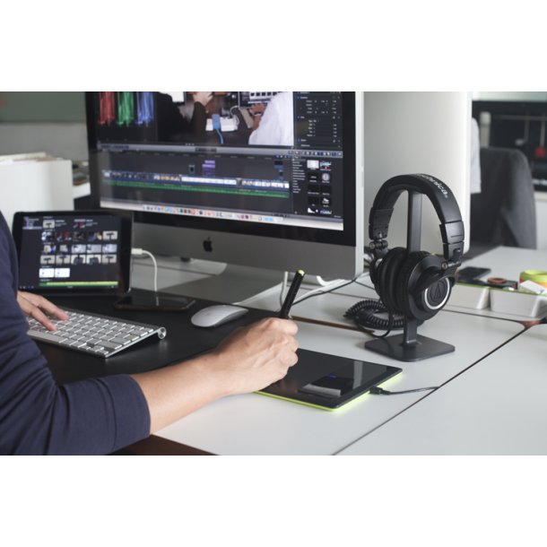 Headset stativ - sort