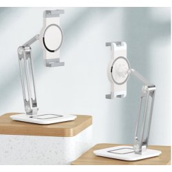 Tablet/mobil bordst&auml;ll, silver