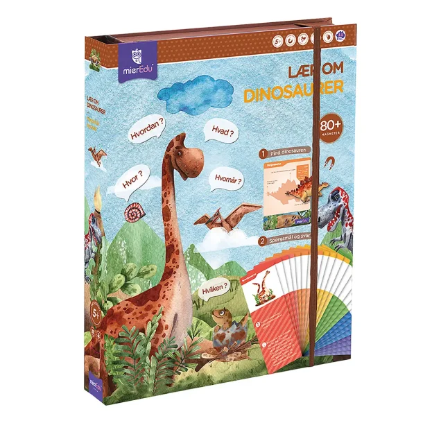 mierEdu Kreativt magnetisk leketyssett - Dinosaur (NO)