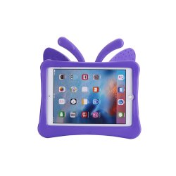 Butterfly cover til iPad 5/6 (9.7") (2017/2018) / iPad Air/Air 2, lilla