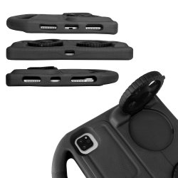 Wheel cover f&ouml;r iPad Pro 11 (2018-2022) / Air 4/5 (10,9") / iPad 10 (10,9") (2022), svart