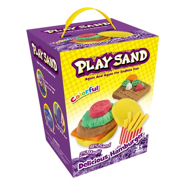 Kinetic Sand, Hamburger, 908 g (4 farver)