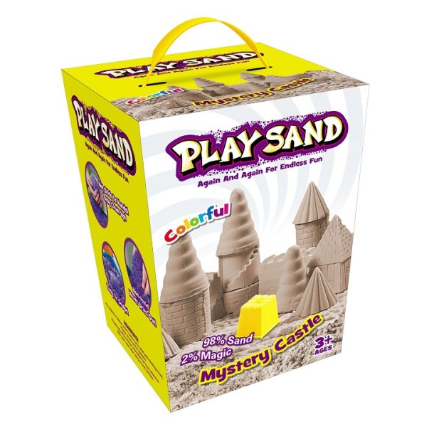 Kinetic Sand, Mystery Carstle, 908 g (4 farger)