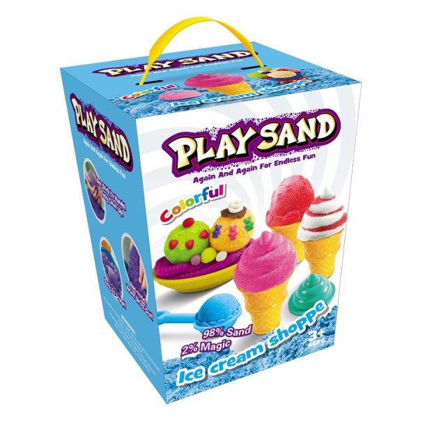 Kinetic Sand, Ice cream, 908 g (4 farger)