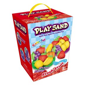Play Sand - Kinetisk legesand - Frisk frugt, 908 g (4 farver)