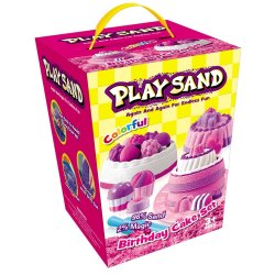 Play Sand - Kinetisk legesand - Fdselsdagskage, 908 g (4 farver)