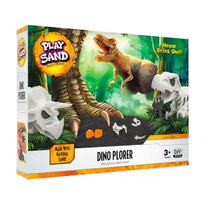 Here is the translated text:Play Sand - Kinetisk lek sand - Dino Plorer