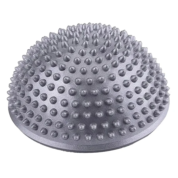 Balance hedgehog with massage nodules, 16 cm, gray