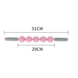 Massagerulle m. 5 bolde, bl