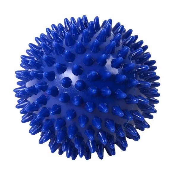 Massage ball, 9 cm, blue