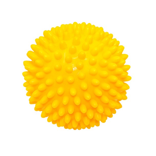 Massasje bold, 7 cm, gul