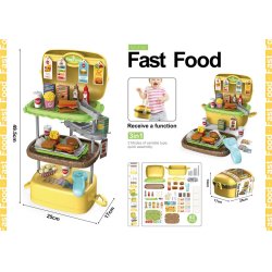 To-Go Fastfood restaurang, 3-i-1 leksaksset