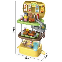 To-Go Fastfood restaurang, 3-i-1 leksaksset