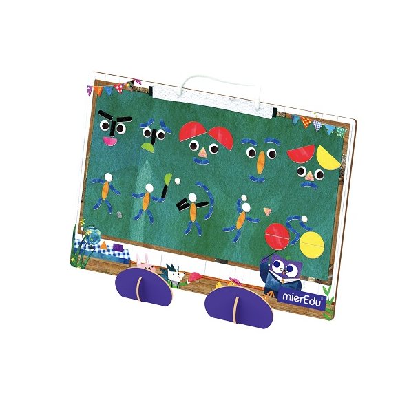 mierEdu Magnetisk legetavle - Shapes