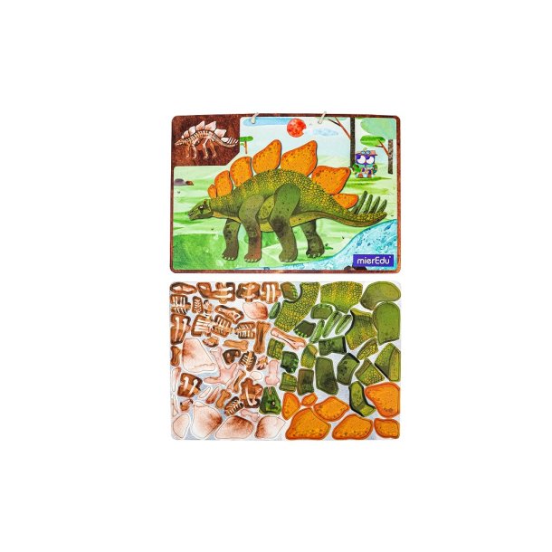 mierEdu Magnetisk legetavle - Stegosaurus